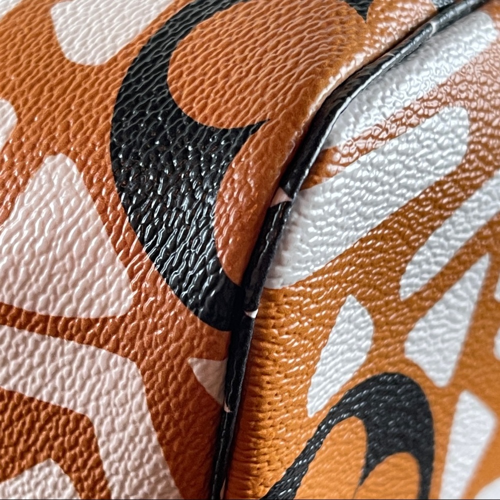 Louis Vuitton Limited Edition Orange/Black Monogram Crafty Neverfull MM … - Picture 5 of 16